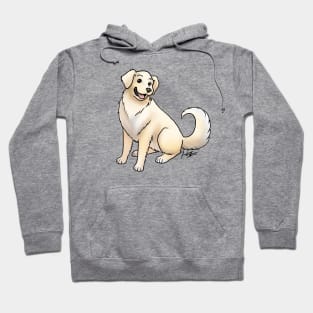 Dog - Golden Retriever - Cream Hoodie